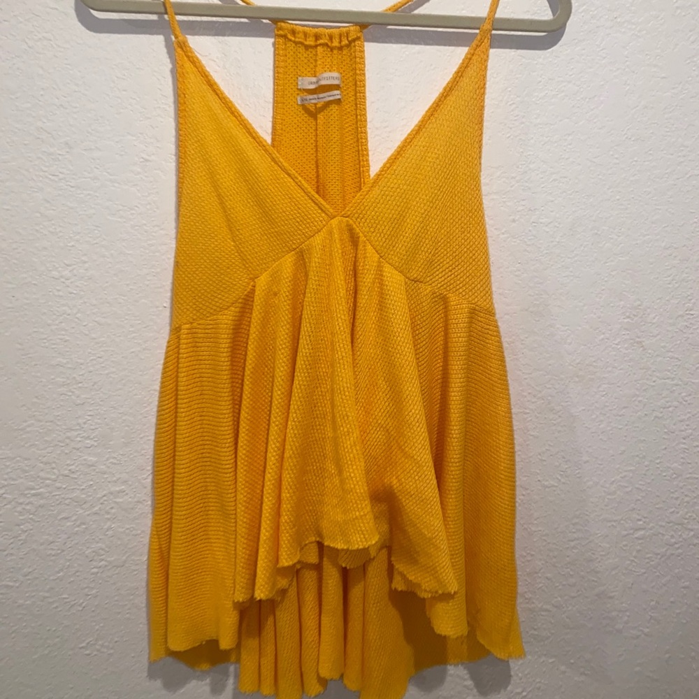 Yellow urban outfitters float tank